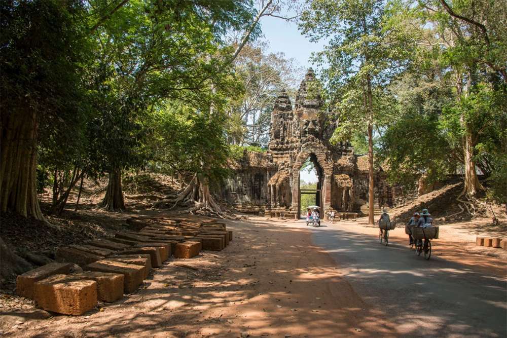 Porte Nord d'Angkor Thom